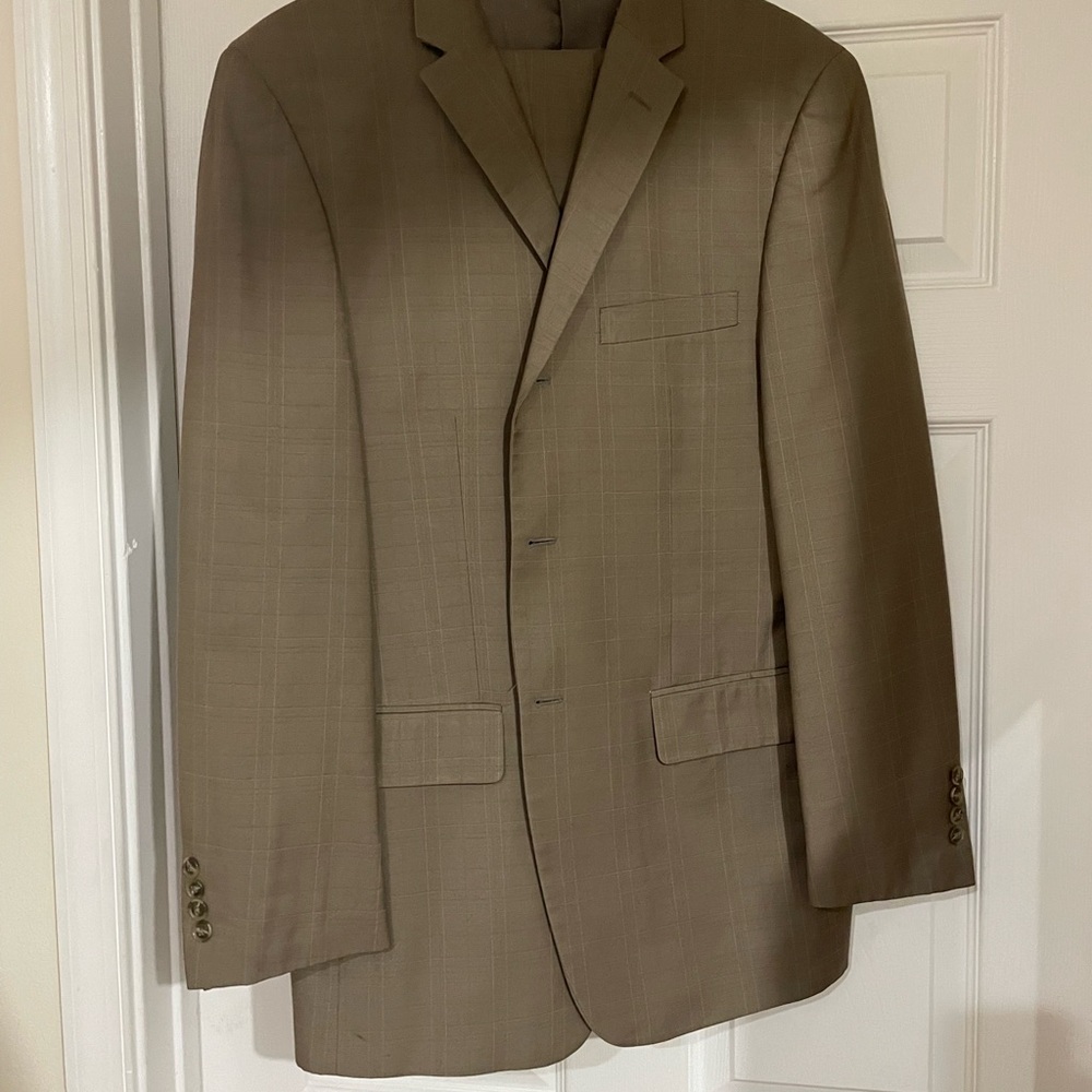 Men's Tan 2 piece Suit